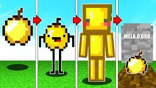 LA VITA di una MELA D'ORO su MINECRAFT!