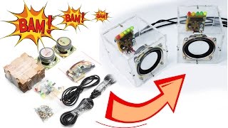 ПАЯЕМ КРУТЫЕ KIT DIY КОЛОНКИ С ИНДИКАТОРАМИ. АЛИЭКСПРЕСС
