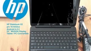 HP Slatebook x2 Android 4.2.2 Tablet / laptop review