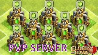 CLASH OF CLANS PVP SERVER HERŞEY SINIRSIZ
