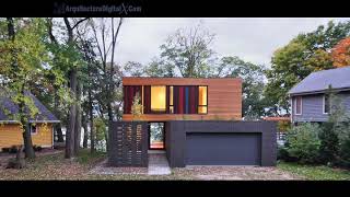 Diseños de fachadas de casas modernas y minimalistas.