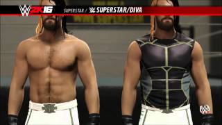 WWE 2K16 How to make Seth Rollins' White Attire | Summerslam 2015 Attire Creation Tutorial