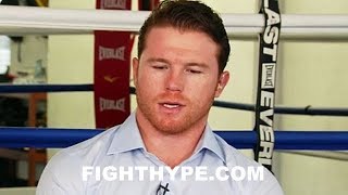 CANELO EXPLAINS WHY HE DIDN'T WANT TO BE IN SAME ROOM AS GOLOVKIN