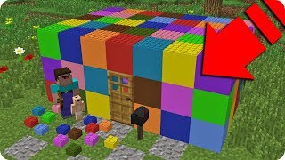 BEBÉ NOOB CONSTRUYE CASA DE LEGO TROLL EN MINECRAFT ?