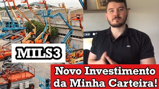 Novo investimento da carteira de ações | Mills | Mils3 #bolsadevalores