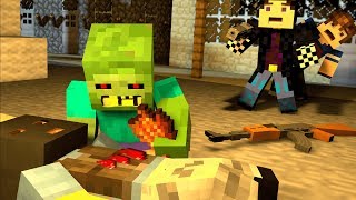 ЛОГОВО БАНДИТОВ! ДИКИЕ ЗОМБИ МУТАНТЫ! ЗОМБИ АПОКАЛИПСИС В МАЙНКРАФТ! - (Minecraft - Сериал)
