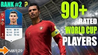 FIFA 18 Top 90-Rated World Cup Players Ft. Ronaldo, Messi, Neymar