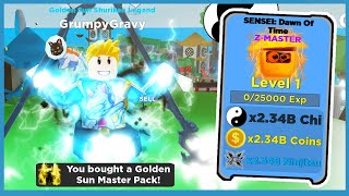 I GOT A FULL TEAM OF Z MASTER  TIER PETS AND GOT ON LEADERBOARD! - Roblox Ninja Legends