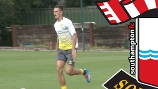 New Saints signings train ahead of Anfield opener