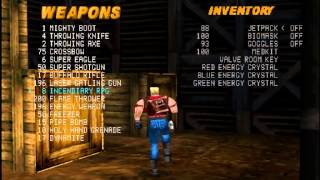 Duke Nukem: Time to Kill Прохождение Уровень 11 ( все секреты и апгрейды) HD PS1