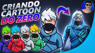 FINALMENTE CRIANDO DO ZERO CARTOONS FF #4 - EDITANDO PELO CELULAR