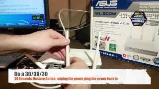 How to install DD-WRT firmware or Tomato Firmware on a ASUS wl-500w router