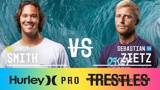 Jordy Smith vs. Sebastian Zietz - Round Five, Heat 2 - Hurley Pro at Trestles 2017
