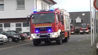 [Bullhorn] Einsatzfahrten freiwillige Feuerwehr Fürstenau + Katastrophenschutz LK Osnabrück zum MANV