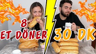 ET DÖNER EKMEK YEME KAPIŞMASI-45 Kg vs 90 Kg(Mete bayıldı)