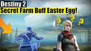 Destiny 2 - How To Get Secret Farm Buffs Easter Egg! - Commander's Blessing Scouting Commander Buff!