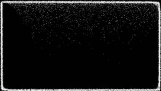 Новогодний футаж 68 (рамка из снежной пыли)