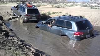 Volkswagen Touareg in 33" Deep Water Pit