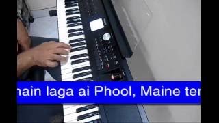 "Saat Samundar  paar main tere" from Vishwatma played on Roland Instrumental keyboard