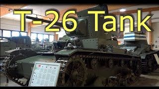 T- 26 TANK -World war II  Military in Finnish