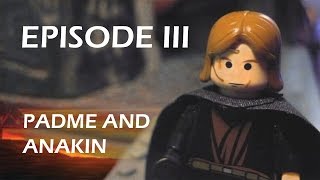 LEGO Star Wars Episode III - Anakin and Padme on Mustafar