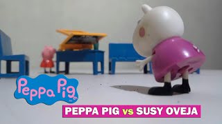 Peppa Pig vs Susy Oveja - Peppa La Cerdita - Stop Motion
