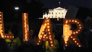 Anti-Trump protest at the White House, July 16, 2018