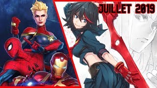 SORTIES JEUX VIDÉO JUILLET 2019