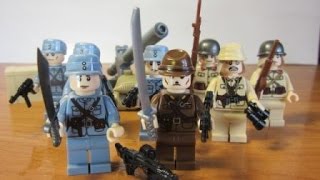 Лего военные. Лего японская армия.  Лего 2  мировая война.Lego Japanese army