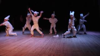 Танец зайцы. Отчётный концерт. Студия DMDance. Борисполь.