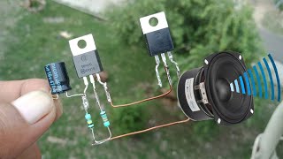 DIY AMPLIFIER USING TIP41C AND TIP42C TRANSISTORS.