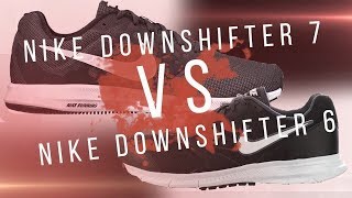 Кроссовки Nike Downshifter 6 против Nike Downshifter 7