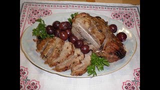Индейка запечённая в фольге / Бедро индейки со сливами  / Індичка зі сливами/ Рецепт блюда