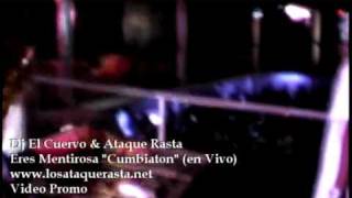 DJ EL CUERVO ATAQUE RASTA ERES BONITA PERO MENTIROSA REGGAETON PERUANO