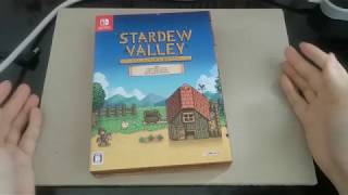 Stardew Valley Nintendo Switch Unboxing and start up