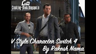 how to download and install GTA San Andreas GTA V Style Characters Switch 4 Mod
