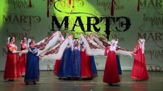 Русские народный танец "Русские узоры" школа танцев МАРТЭ
