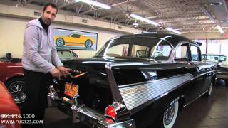 1957 Chevy Bel Air for sale with test drive, driving sounds, and walk through video