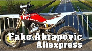Aliexpres exhaust | Fake Akrapovic | Husqvarna 610sm