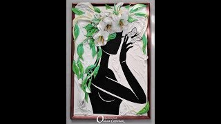 Картины из кожи.