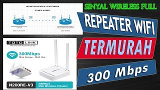 Unboxing dan Setting Totolink N200RE Sebagai Extender/Repeater Wifi (Wireless)
