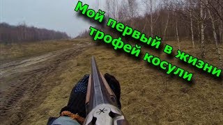 УДАЧНАЯ ОХОТА НА КОСУЛЮ. Добыл свой первый трофей копытного зверя.