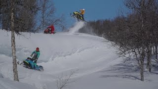 Oktan med vänner testar Lynx och Ski-Doo MY 2018