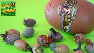 Toy dinosaur eggs - Jurassic egg surprise dino puzzle