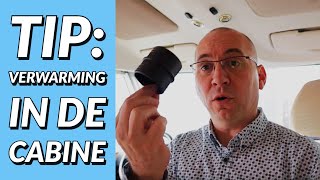 Camper Tip - Verwarming aanpassen tot in de cabine