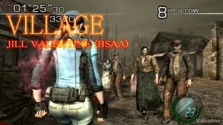 RESIDENT EVIL 4 THE MERCENARIES JILL BSAA(KRAUSER MOD) VILLAGE  ☆☆☆☆☆