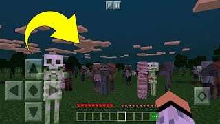 СПАВН ХАРДКОРНЫХ МОБОВ в МАЙНКРАФТ ПЕ 1.7.0.5