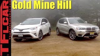 2017 BMW X3 vs Toyota RAV4 vs Gold Mine Hill Off-Road Review