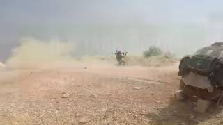 Война в Сирии GoPro Combat - сирийский повстанцев нападение на позиции сирийской армии