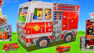 ألعاب سيارات المطافي - ليجو دوبلو, رجل الإطفاء سام و ألعاب سيارات باو Fireman Toy Vehicles